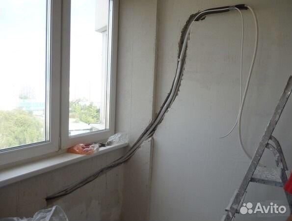 Закладка трассы под кондиционер