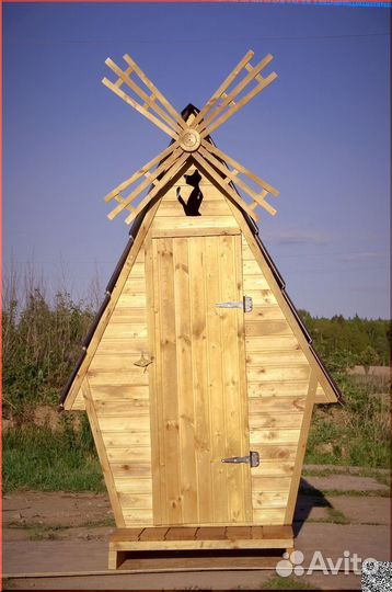Дачный туалет с установкой