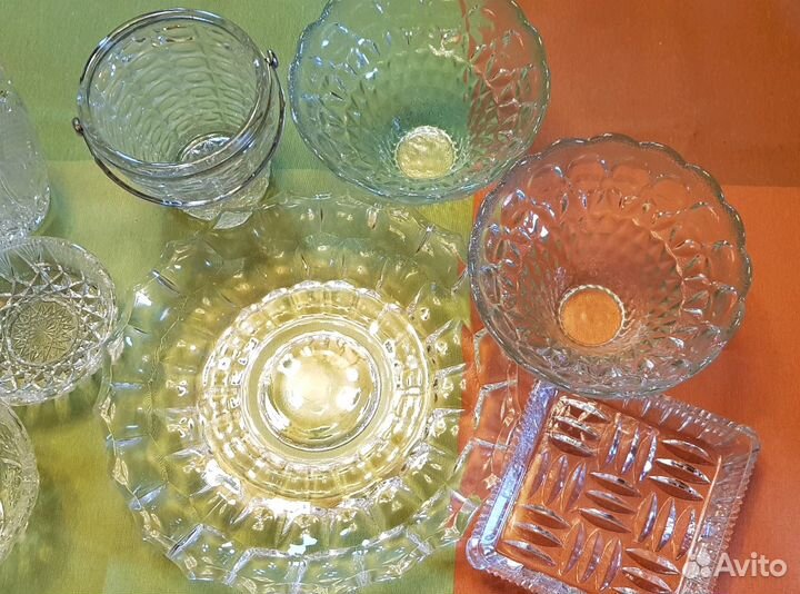 Хрусталь ваза салатник СССР