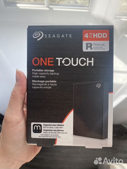 Новый внешний жесткий диск Seagate One Touch