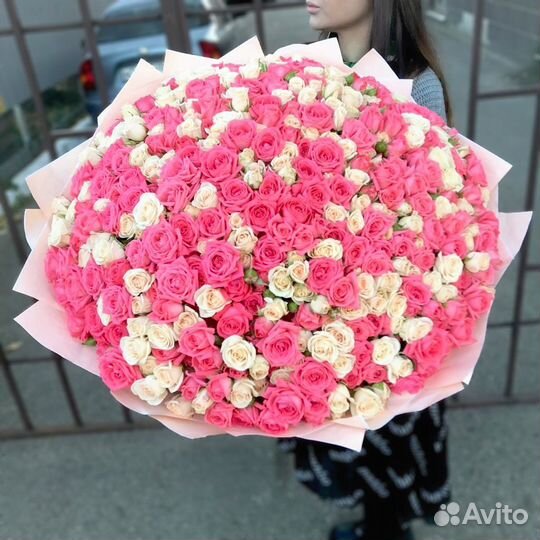 Букет из кустовых роз 101 с доставкой