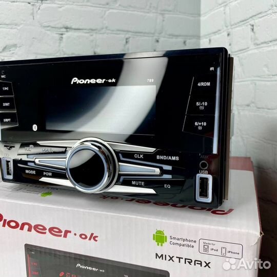 Магнитола 2din с большим экраном Pioneer