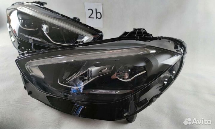 Фары комплект Full led Perfomance Mercedes C 206