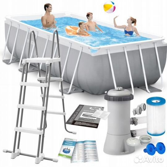 Каркасный бассейн Intex 26790 400х200х122 см