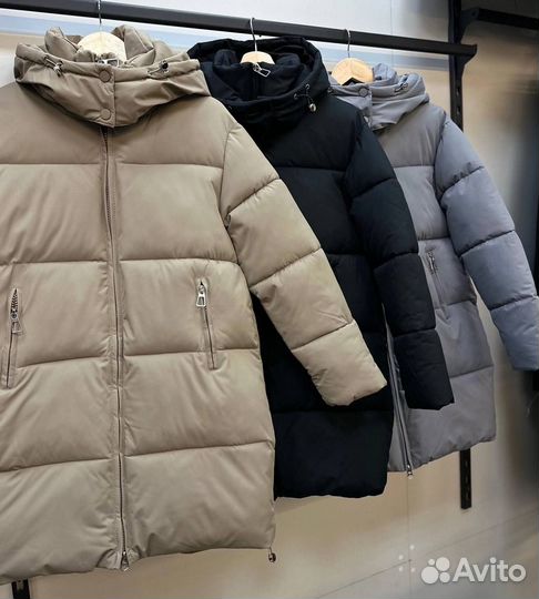 Пуховик женский оверсайз