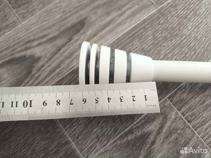 Карниз настенный один ряд, 160-300, белый