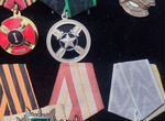 Георгиевская лента, Юбилейные значки, медали