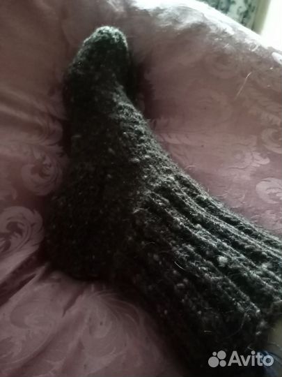 Носки из натуральной овечьей шерсти