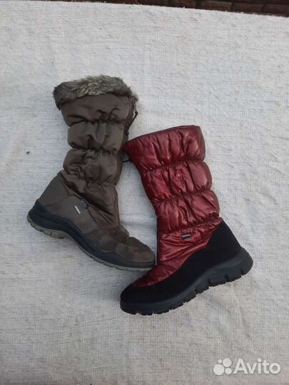 Зимние женские сапоги мембрана 38р зима серые