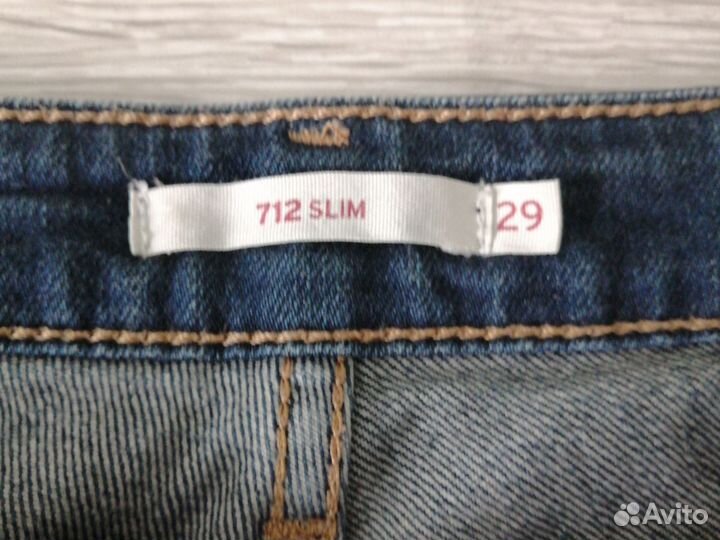 Джинсы levis 712 slim 29