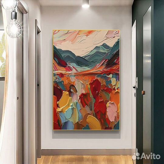 Интерьерная картина абстракция, премиум качество