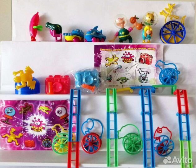 Киндер. Томбола Чупа-чупс игрушки из 90-х