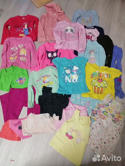 Вещи на девочку от 3до 5лет.пакетом