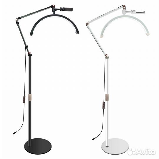 Бестеневая лампа Луна на стойке (напольная)