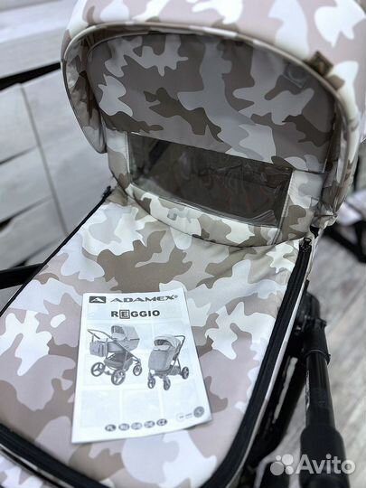 Коляска Adamex Reggio 3 в 1 крутая (доставка)