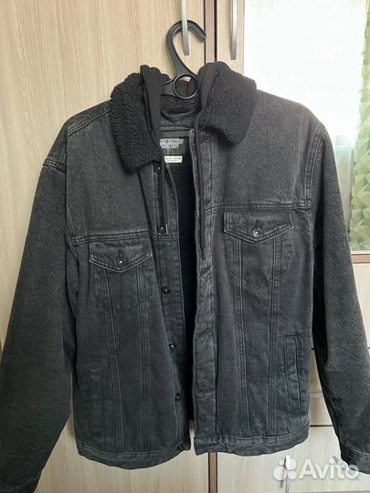 Утепленная джинсовая куртка pull&bear