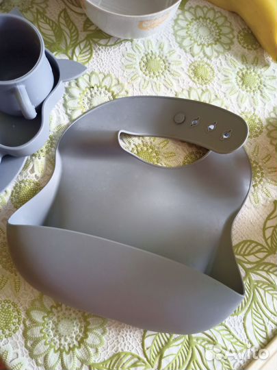 Набор силиконовой посуды для малышей