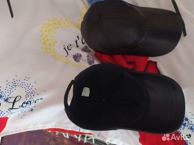 Кепка бейсболка мужская кожаная