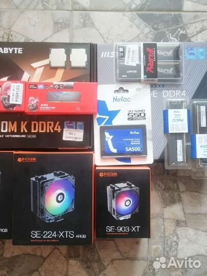 Игровой комплект пк i3 12100f, H610m