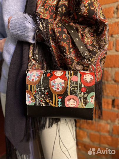 Сумка с ручной росписью
