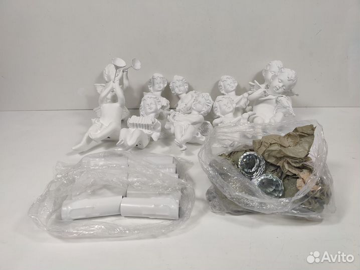 Подвесная люстра 10 ангелов и свечей