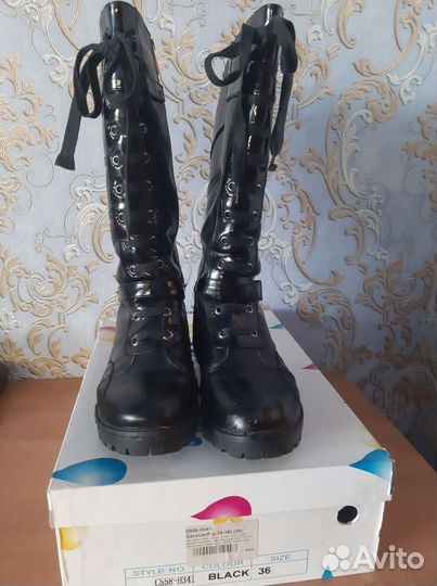 Сапоги зимние натуральные на девочку 36 р