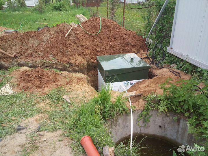 Канализация под ключ для частного дома 15-20 чел