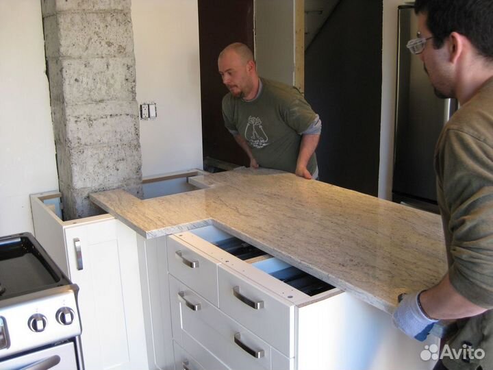 Столешница для обеденного стола, каменная