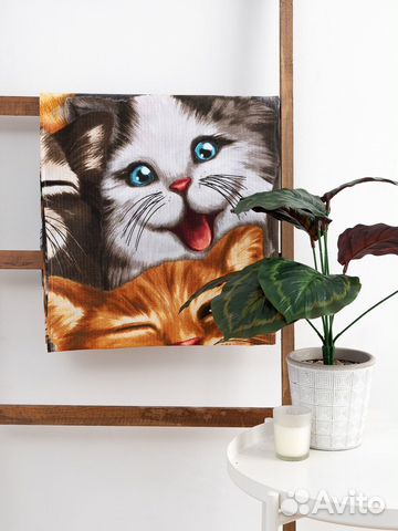 Полотенца вафельные банные,пляжные, для фитнеса