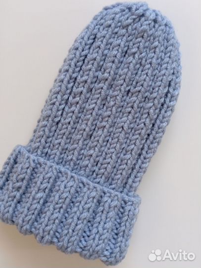 Шапка вязаная ручная работа