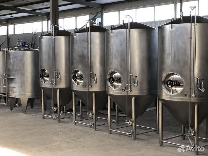 Цилиндроконический танк для пива, цкт пивзавод