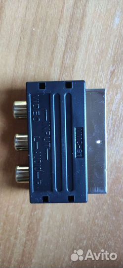 Переходник с 3rca на скарт 2 шт