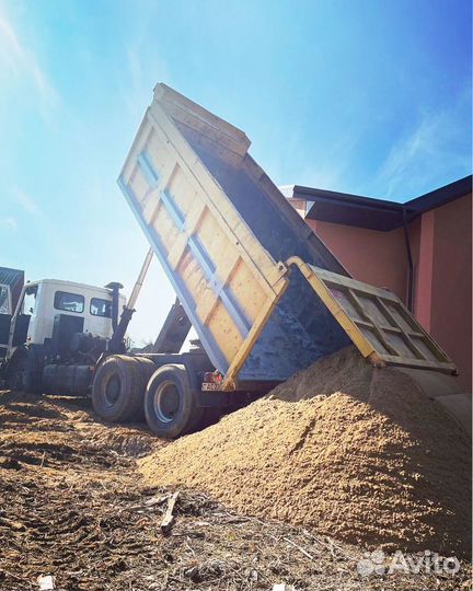 Песок карьерный с доставкой