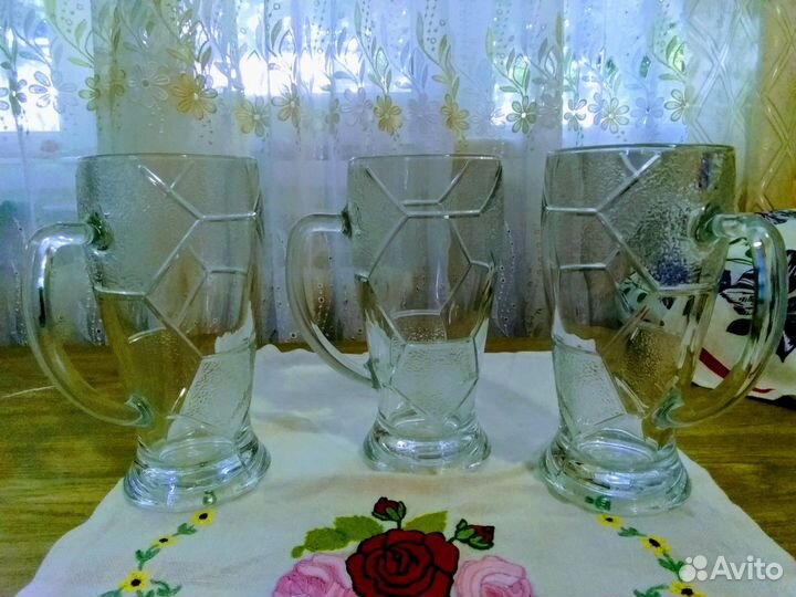 Пивные кружки и бокалы, новые