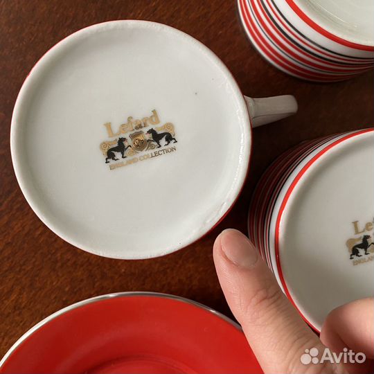 Кофейный набор на 6 персон Lefard (12 предметов)