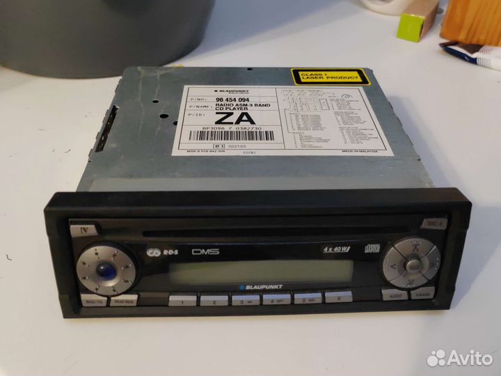 Автомагнитола blaupunkt asm-3 band cd player