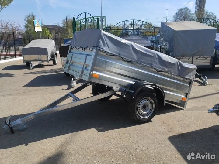 Прицеп Спутник Про 480 Zn 22 низкий тент