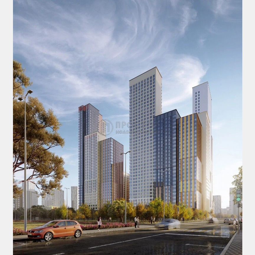 1-к. квартира, 46,6 м², 5/43 эт.