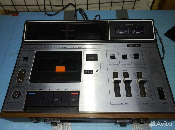 Магнитофон sony TC-133CS