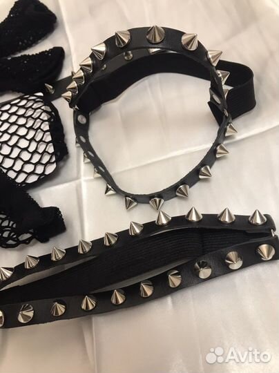 Комплект с шипами браслеты чокер