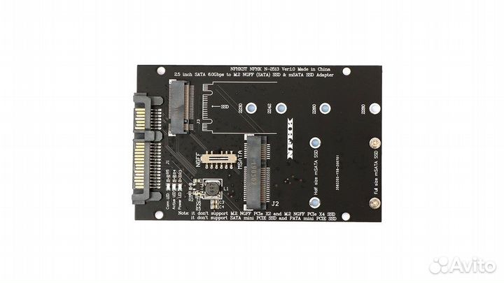 Новый Адаптер M.2 (Ngff) и mSata SSD на SATA III