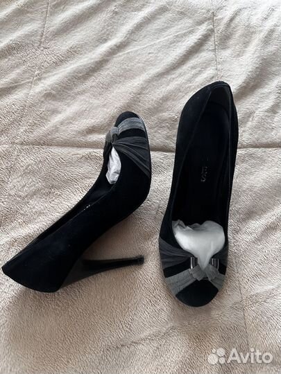 Туфли замшевые 36