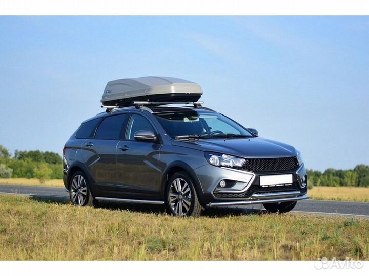 Автобокс Pt Group Active M 450 Duo Серый матовый
