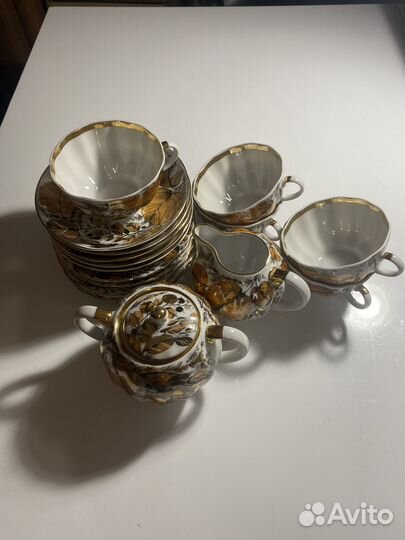 Сервиз чайный лфз мой сад, золотая осень