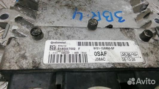 Блок управления двигателем ford fiesta 6 (3BR04PF0