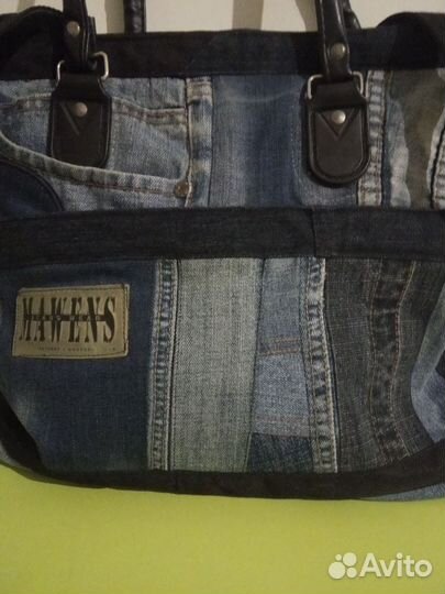 Сумка джинсовая