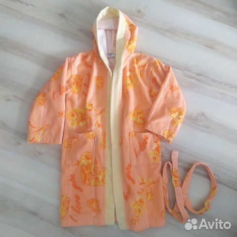 Халат махровый на девочку 150 ростом