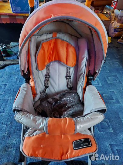 Прогулочная коляскатрость happy baby