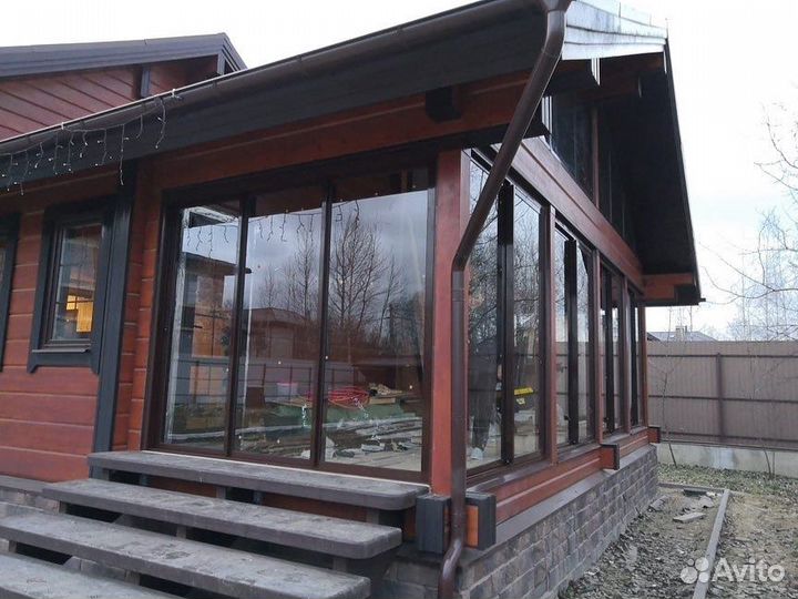 Пластиковые окна в дом с установкой