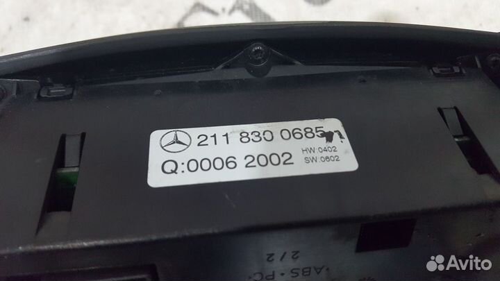 Блок управления климат контролем на Mercedes W211